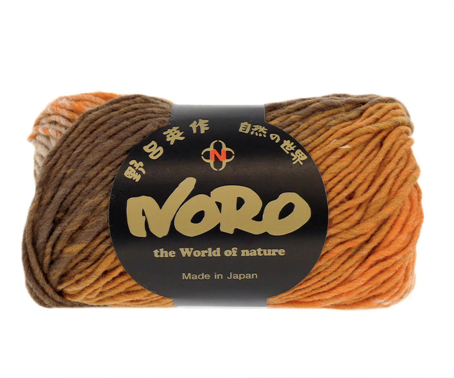 A ball of yarn with a label that reads "NERO the World of nature Made in Japan".