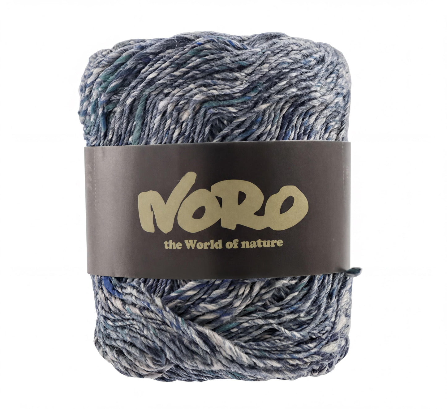 A ball of yarn with a black label that says "NERO the World of nature".