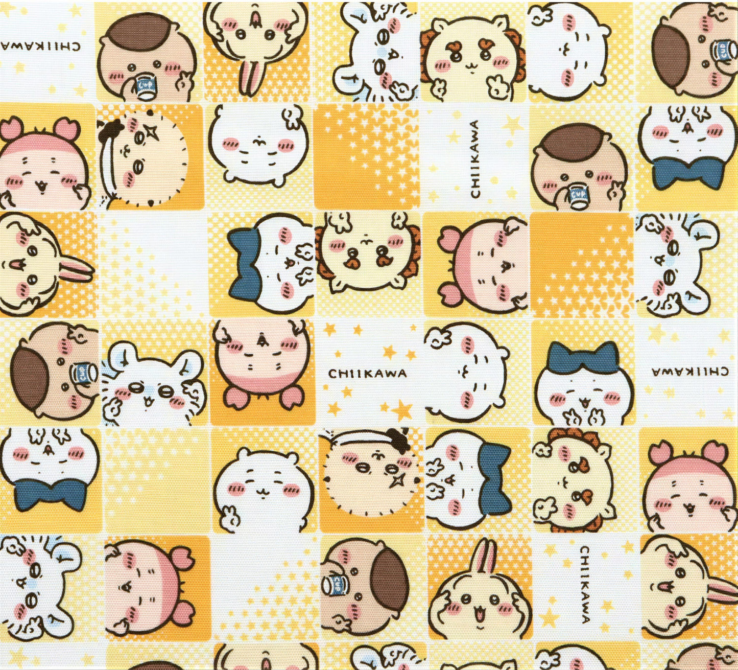 a collage of various cartoon animal faces, including cats, dogs, and rabbits, arranged in a grid-like pattern. The faces are depicted in different colors and expressions, creating a visually engaging and playful composition.