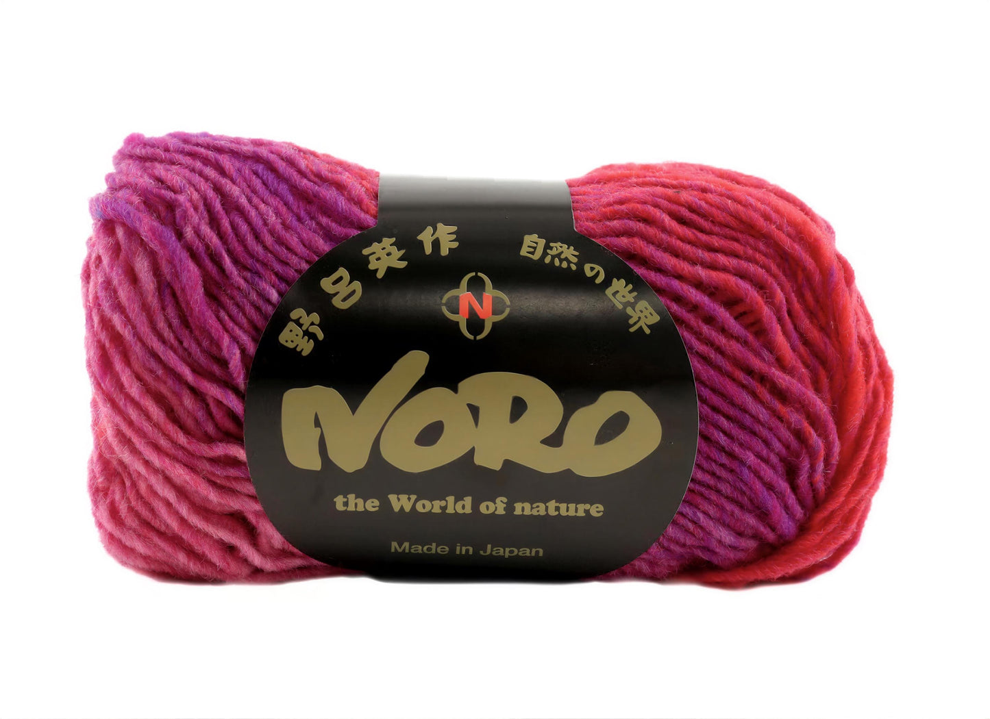 A ball of yarn with a label that reads "NERO the World of nature Made in Japan".
