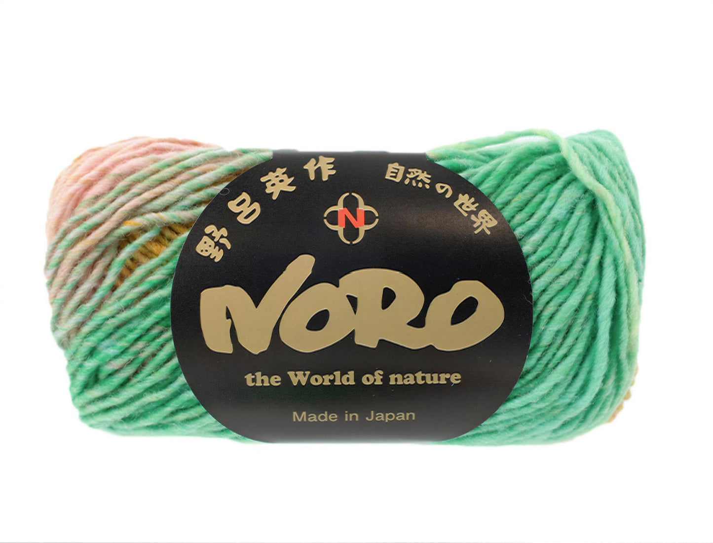 A ball of yarn with a label that reads "NERO the World of nature Made in Japan".