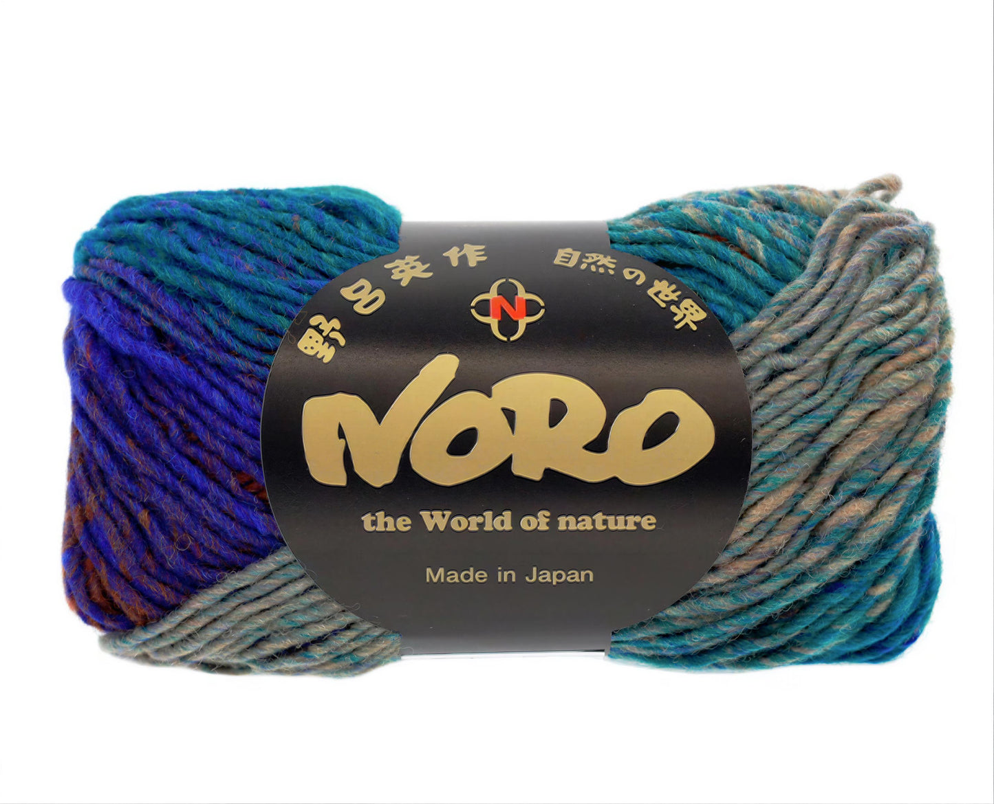 A ball of yarn with a label that reads "NERO the World of nature Made in Japan".