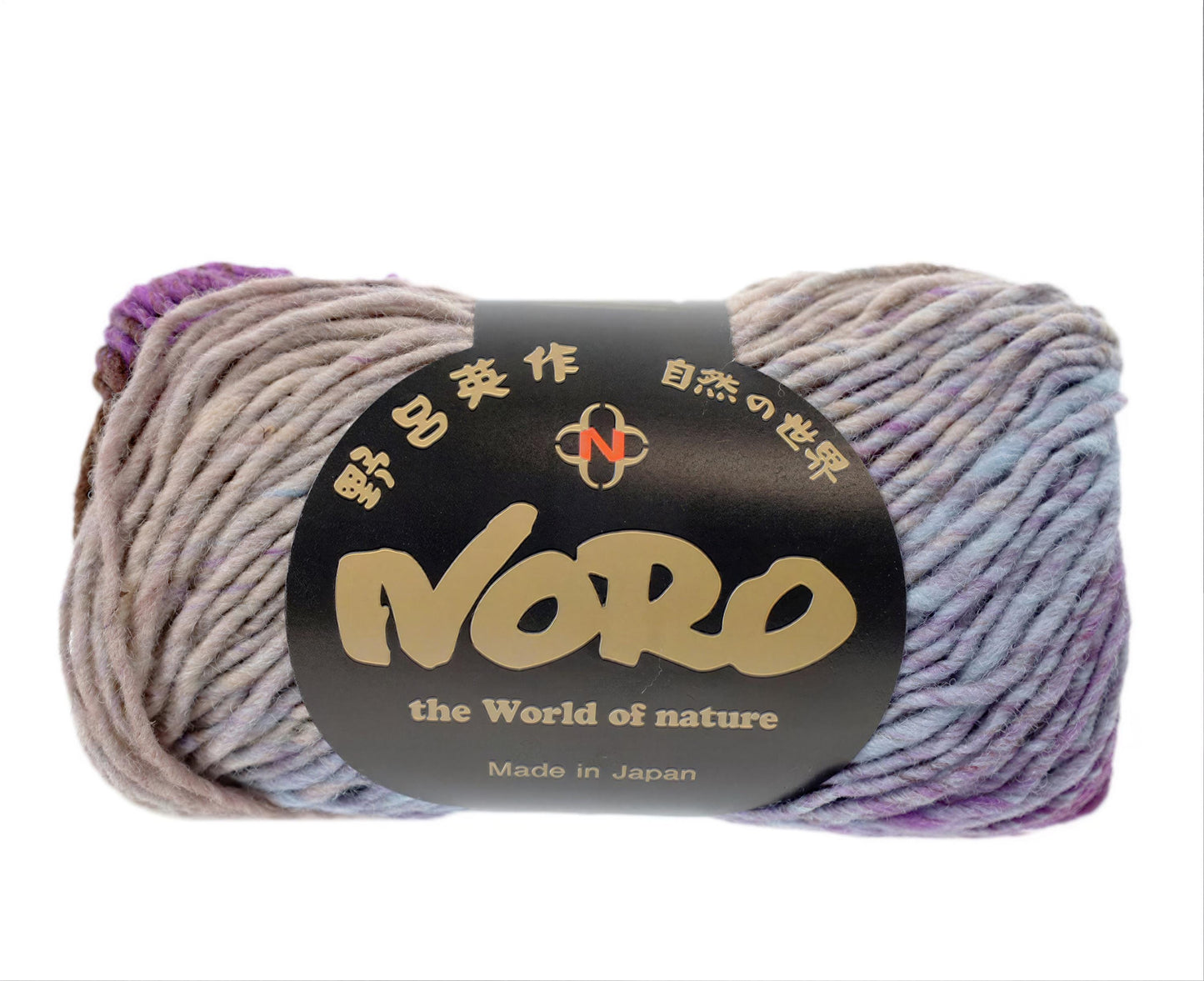 A ball of yarn with a label that reads "NERO the World of nature Made in Japan".