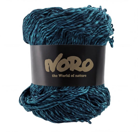 A ball of blue yarn with the text "NERO the World of nature" printed on it.