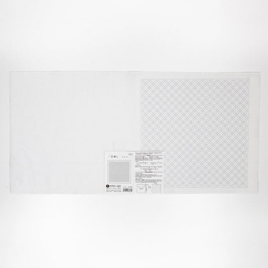 The image is a plain white sheet of paper with a grid pattern on it.