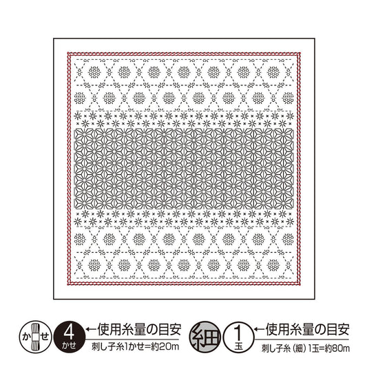 a chinese pattern with a red border and a white background