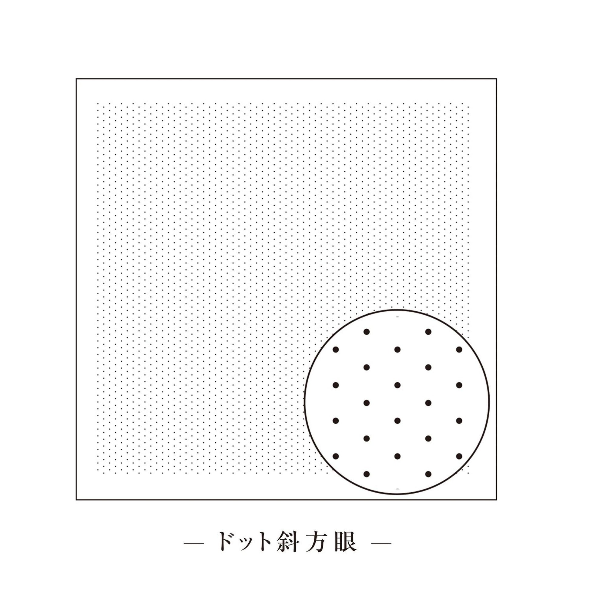 A simple black and white image with a large square and a smaller circular shape with dots inside it.