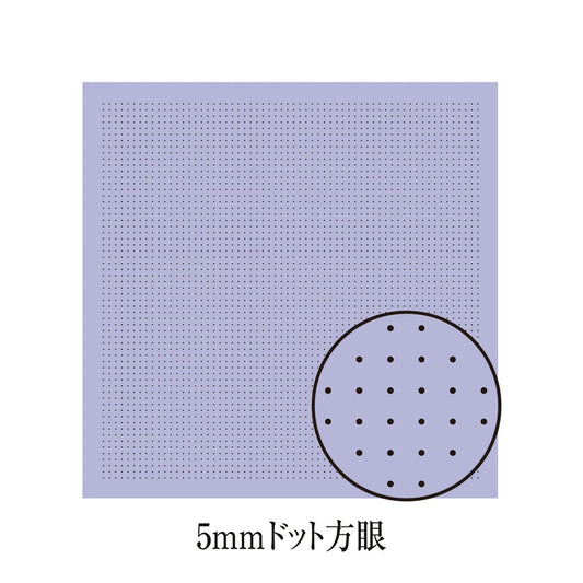 The image is a square with a grid of small dots, and there is a circle with a grid of small dots next to it.