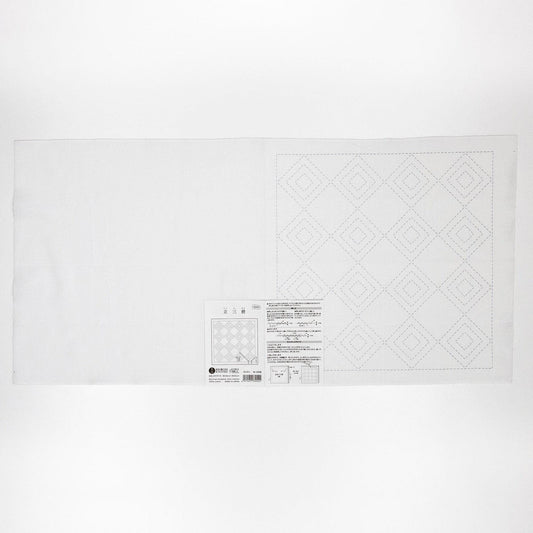 The image is a plain white sheet of paper with a grid pattern and some text printed on it.