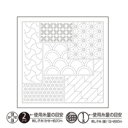The image is a black and white illustration of a pattern or design, featuring various geometric shapes and patterns.