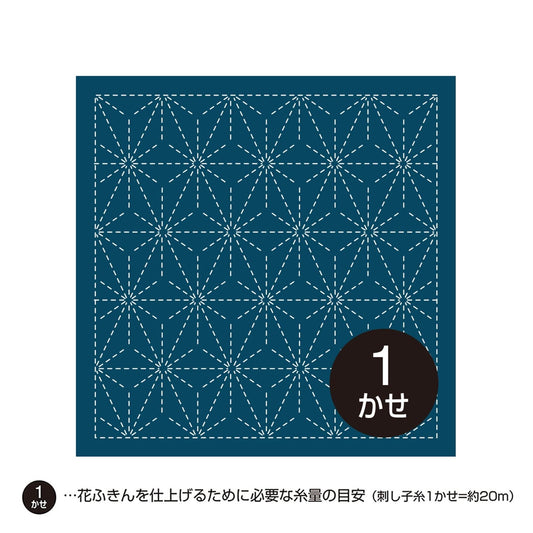 A square with a repeating pattern of blue triangles, each containing a white dot, creating a visually striking design.