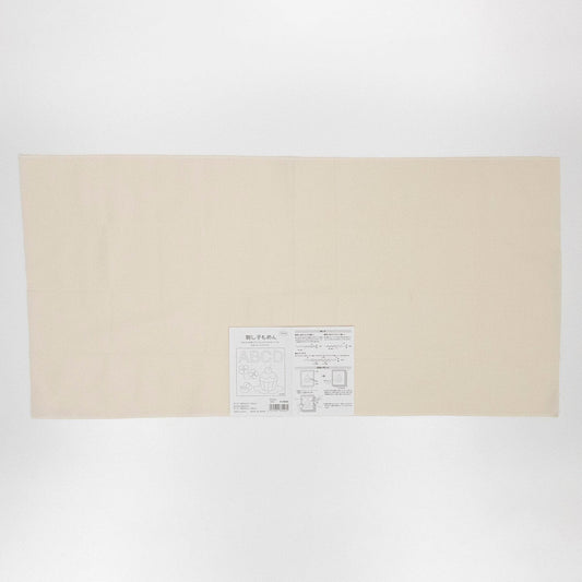 The image is a plain, cream-colored sheet of paper or card with some text and a small illustration on it.