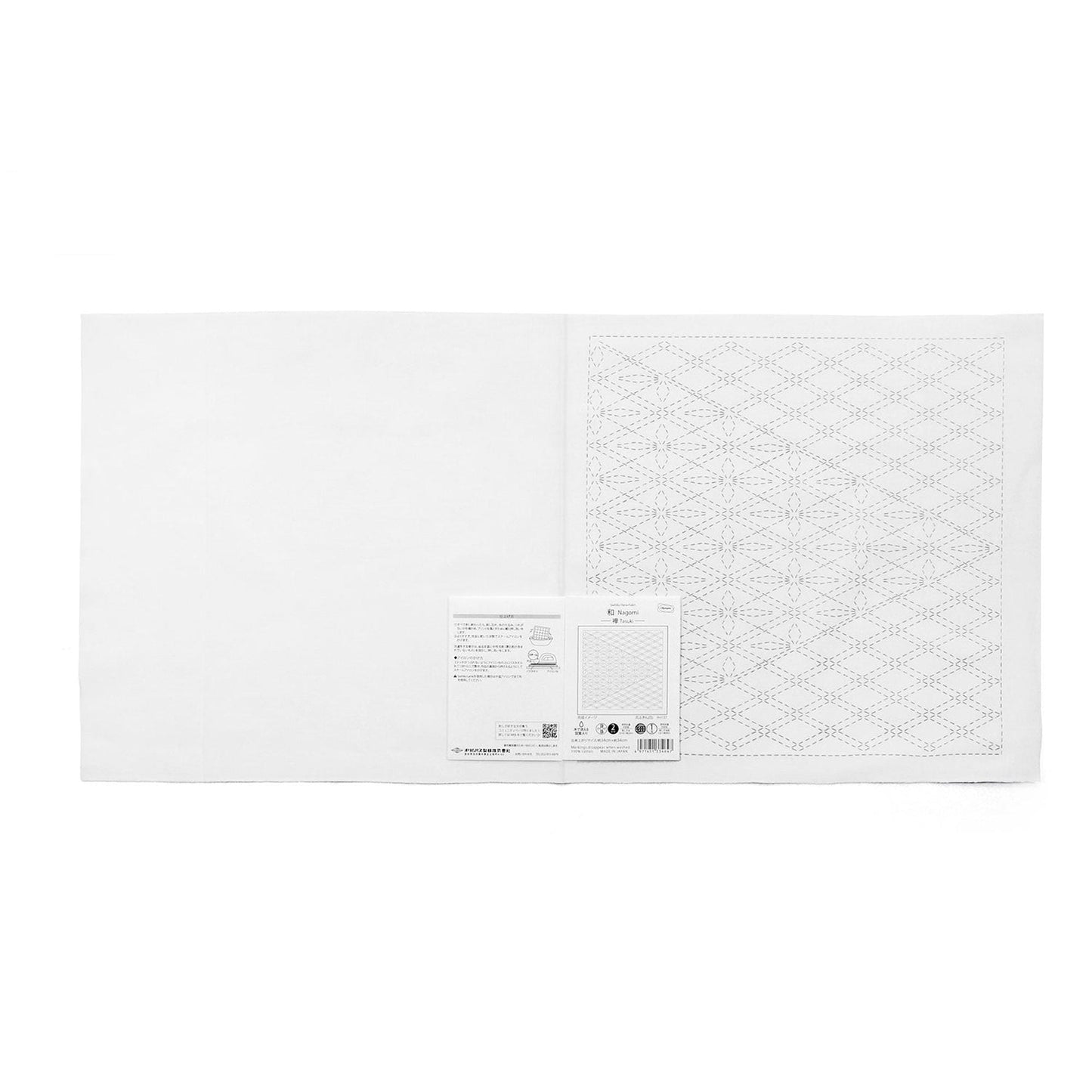 The image is a plain white sheet of paper with a printed pattern on the right side.