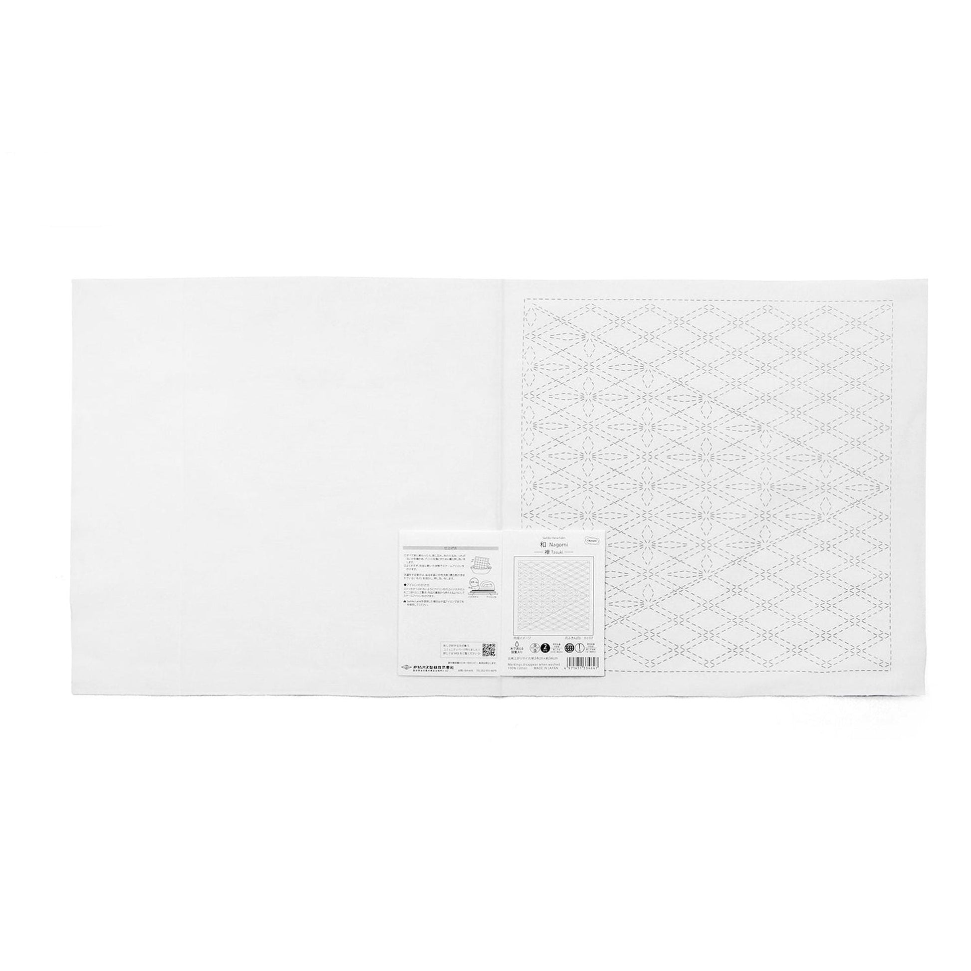 The image is a plain white sheet of paper with a printed pattern on the right side.