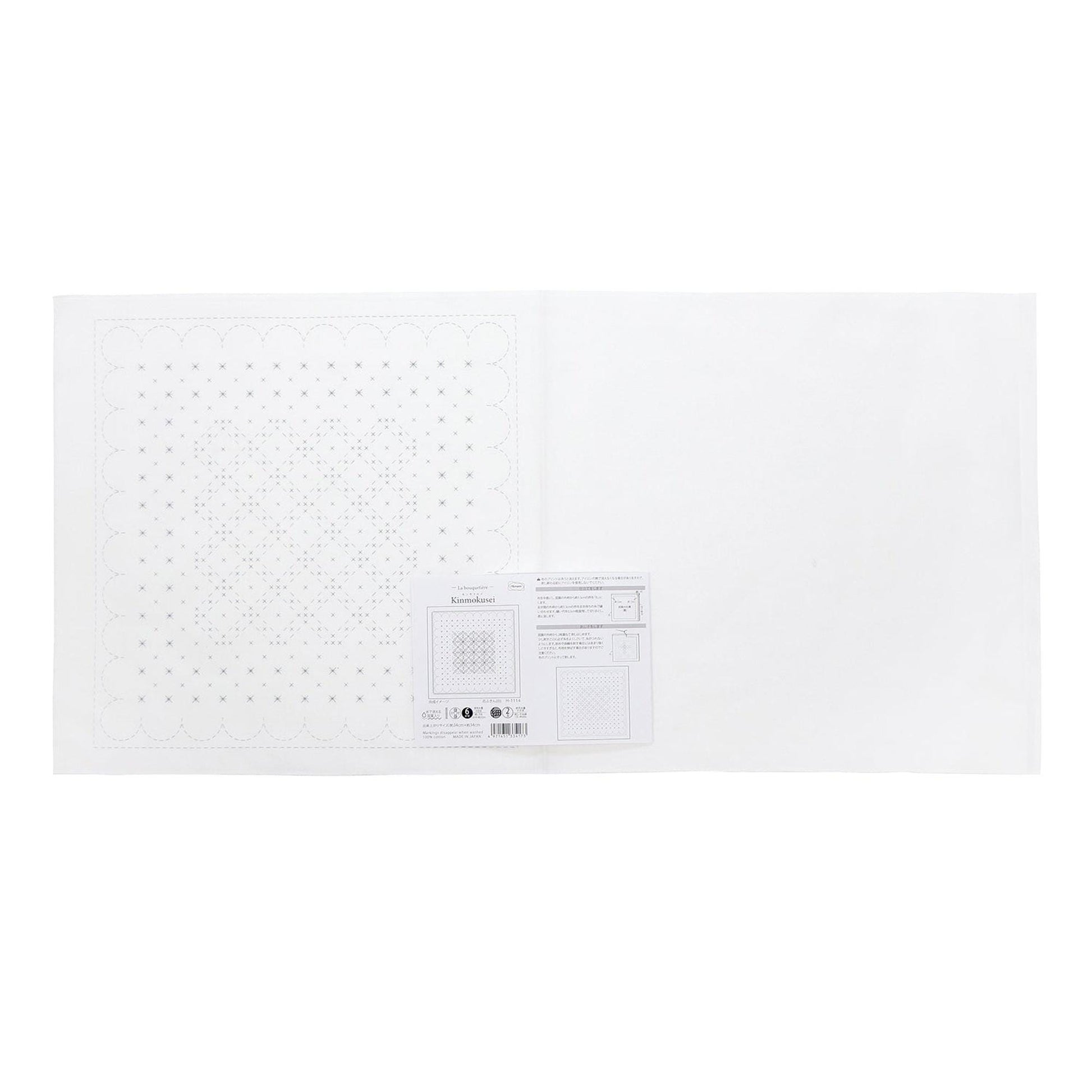 The image is a plain white sheet of paper with a grid pattern on it.