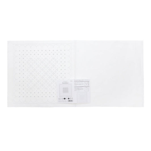 The image is a plain white sheet of paper with a grid pattern on it.