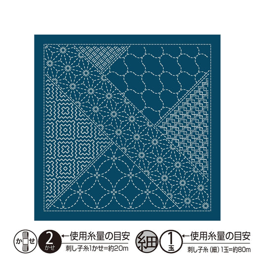 The image is a square with a variety of intricate patterns and designs, including geometric shapes, floral motifs, and abstract patterns. The image is in Japanese, and the text below the image provides additional information about the patterns and their size.