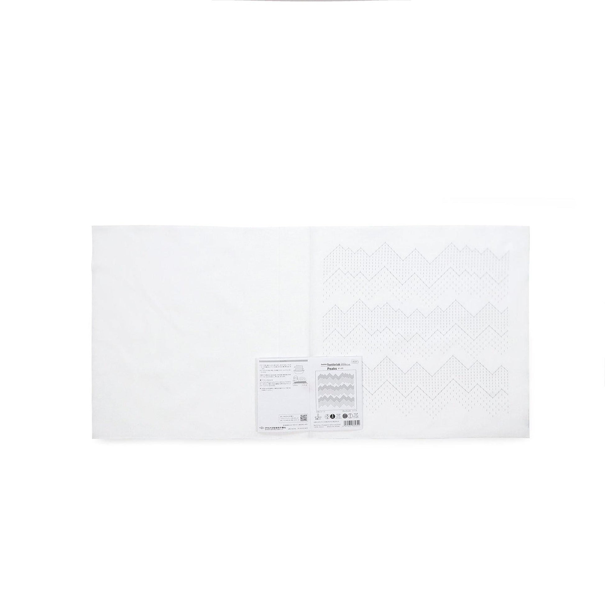 The image is a plain white sheet of paper with a printed pattern on it.
