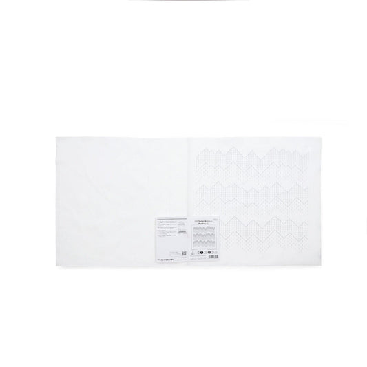 The image is a plain white sheet of paper with a printed pattern on it.