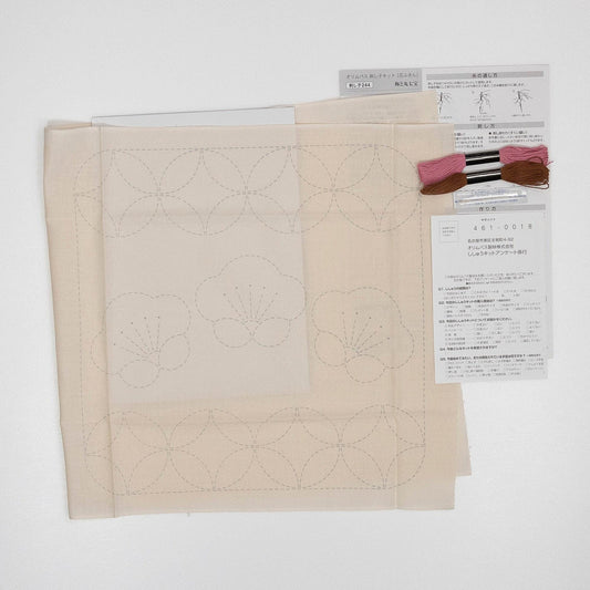 a sewing kit with instructions and materials for a sewing project.