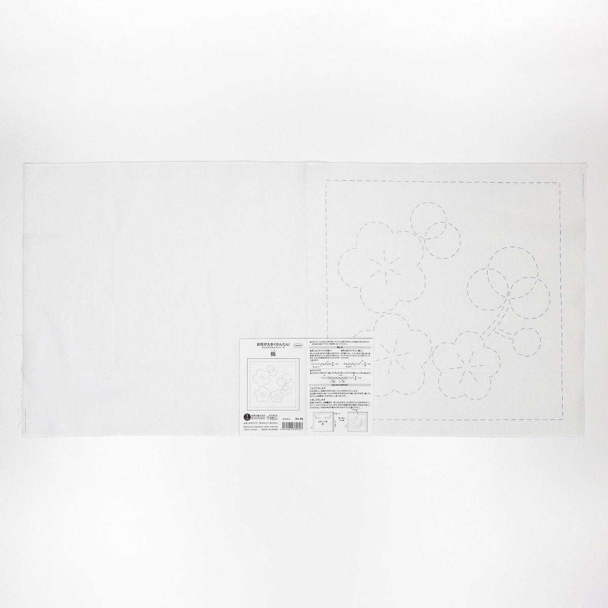 The image is a printed page with a diagram of a flower design and some text.