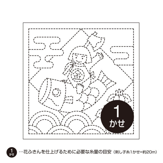 A black and white image depicting a person holding a large object, possibly a drum or a barrel, with a wave-like pattern in the background. The image is labeled with the number "1" and some text in Japanese.