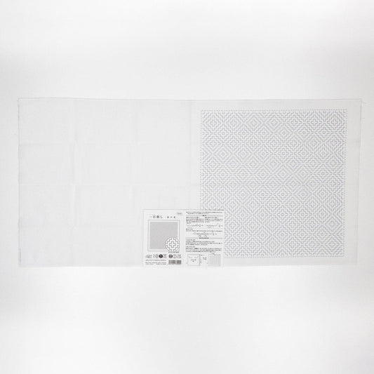 The image is a plain white background with a small square pattern on the right side. There is also a small square label with text on the left side, but the text is not clear enough to transcribe accurately.