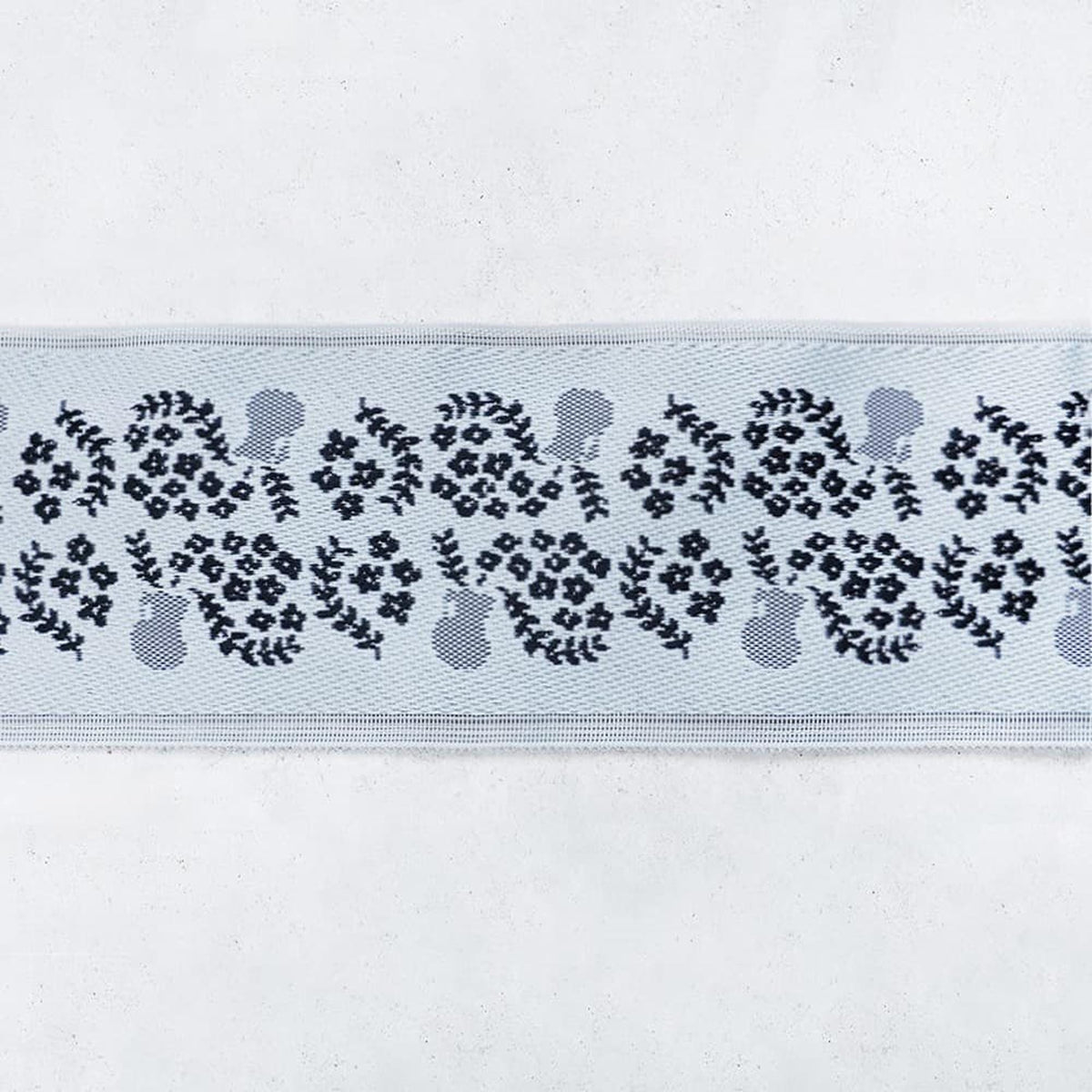Japanese Jacquard Ribbon, Tatami Beri Edge Trim | Stiff Fabric, 8cm Wide