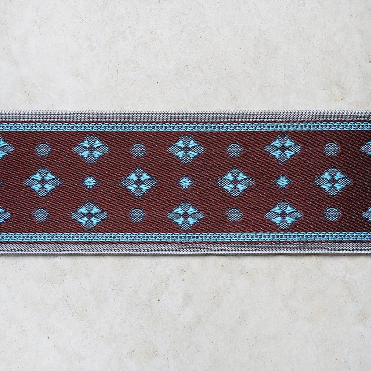 Tatami Edge Tape, Japanese Jacquard Ribbon | 8cm Width, 10m Length | Stiff Fabric Trim