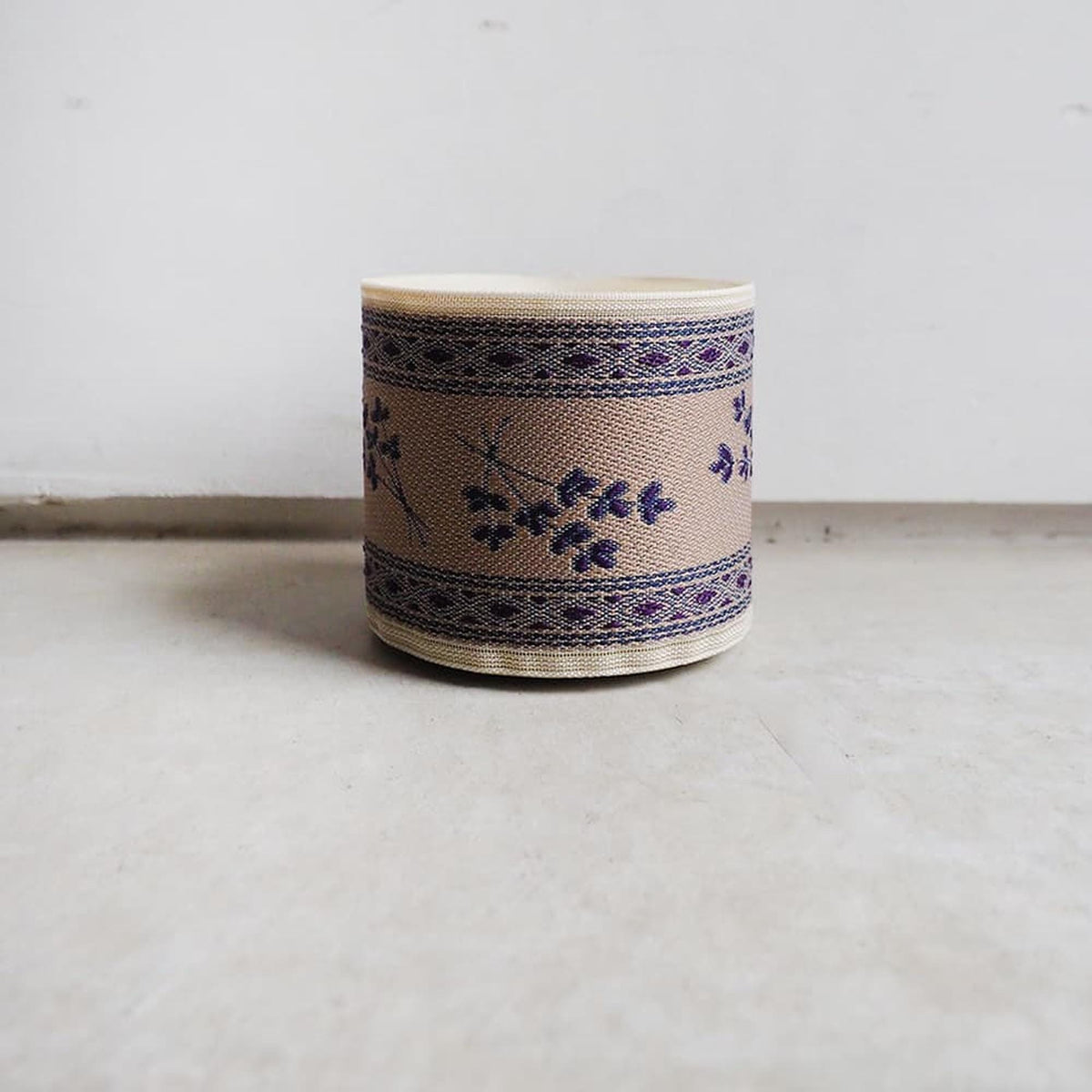 Tatami Edge Tape, Japanese Jacquard Provence Motif Trim | Stiff | 8Cm X 10M For Bags And Pouches