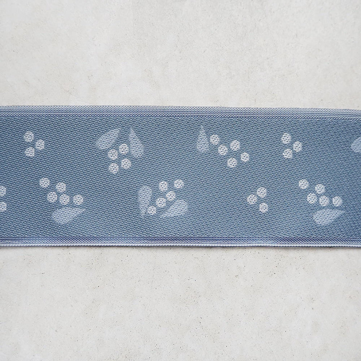 Tatami Edge Tape, Japanese Jacquard - Lily Of The Valley | 8cm Wide, Heavyweight Trim