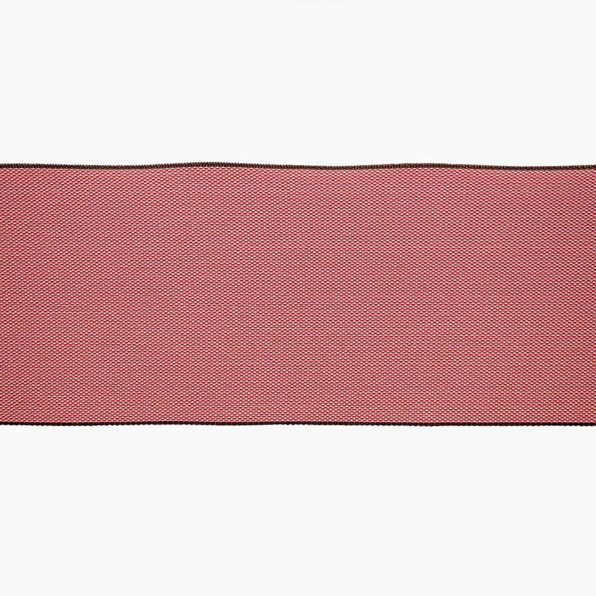 a red and black checkered pattern on a white background.