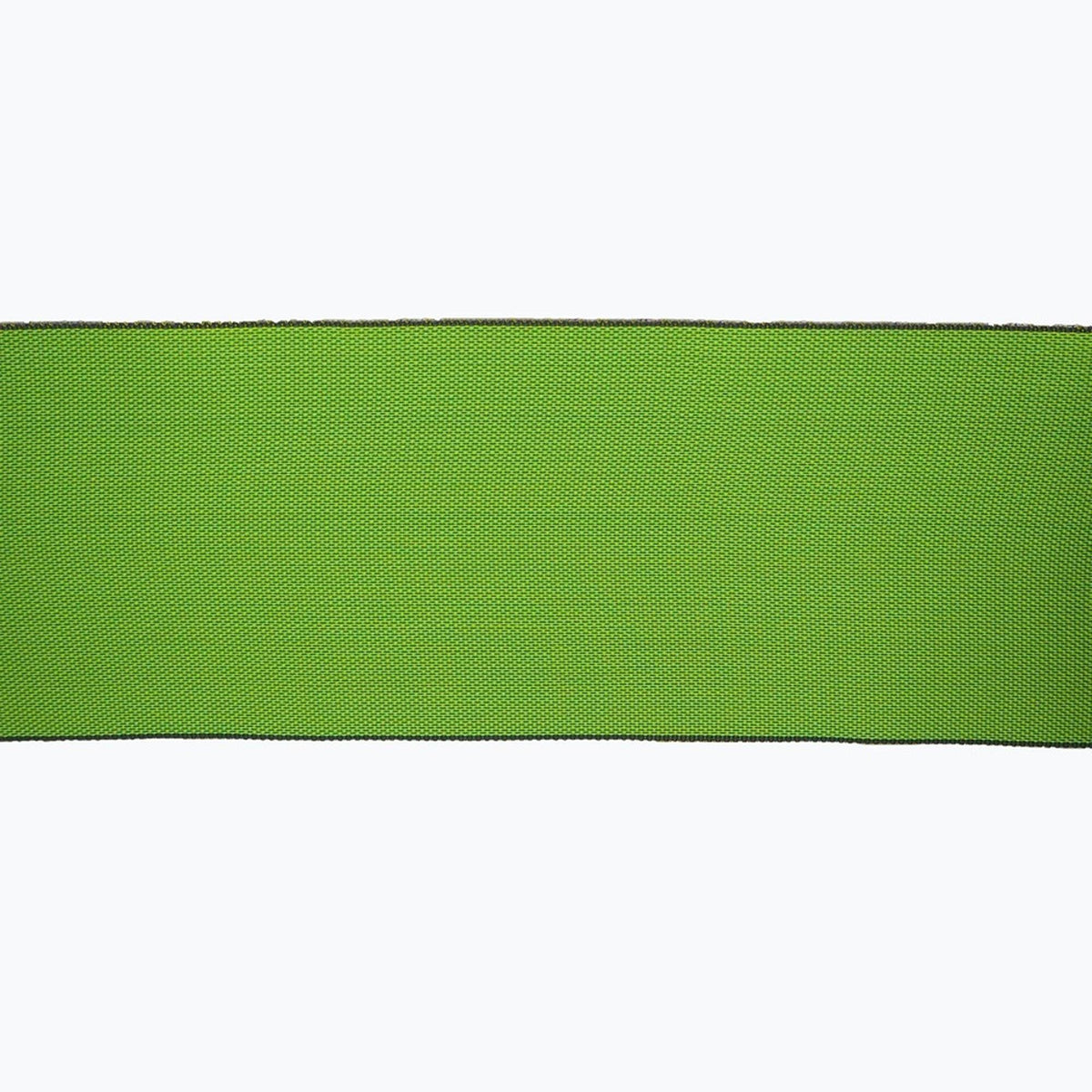 A bright green fabric with a black border, creating a bold and eye-catching design.