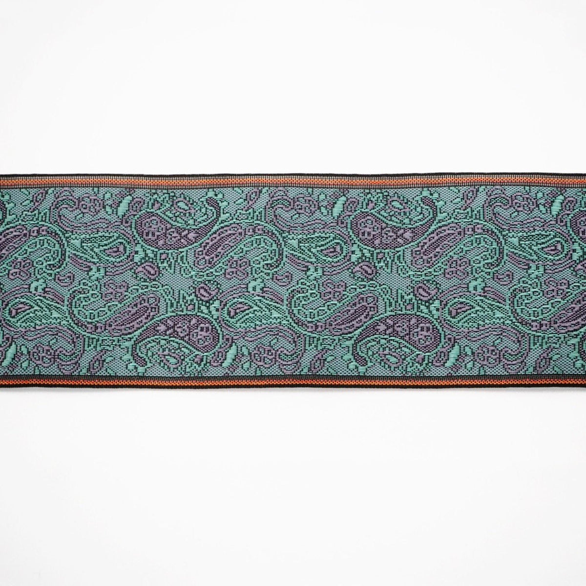 Tatami Edge Tape, Japanese Jacquard Paisley | Heavyweight Trim | 8cm x 10m