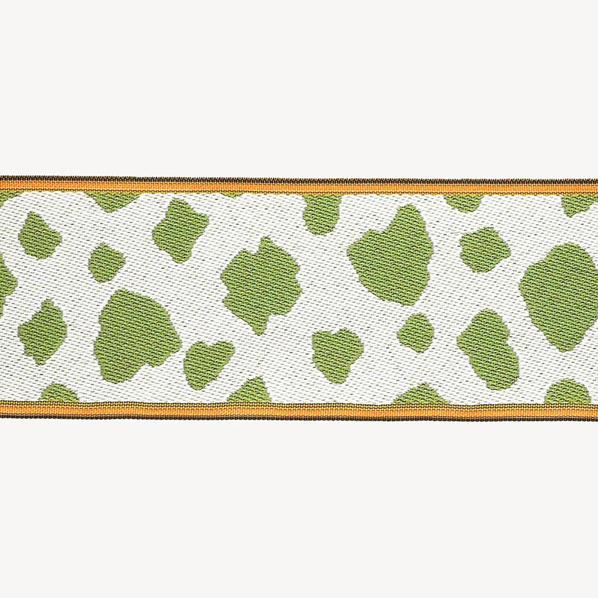 Japanese Jacquard Tatami-beri Edge Tape, Cow Pattern | Heavyweight Trim | 8cm x 10m