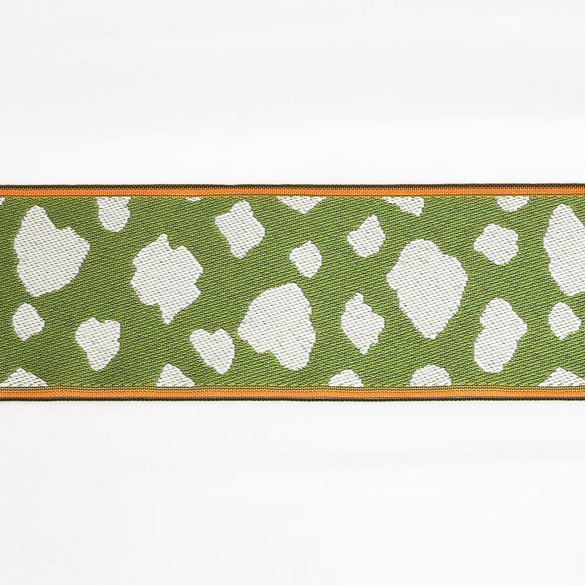Japanese Jacquard Tatami-beri Edge Tape, Cow Pattern | Heavyweight Trim | 8cm x 10m