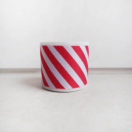 Tatami-Beri Ribbon, Japanese Jacquard | Stiff Trim | Bag Making, Bookbinding, Red