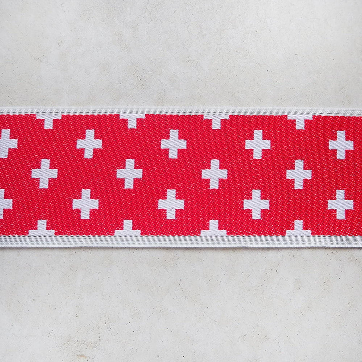 Tatami Edge Tape, Cross-Pattern Japanese Jacquard | Heavyweight Trim | 8cm x 10m