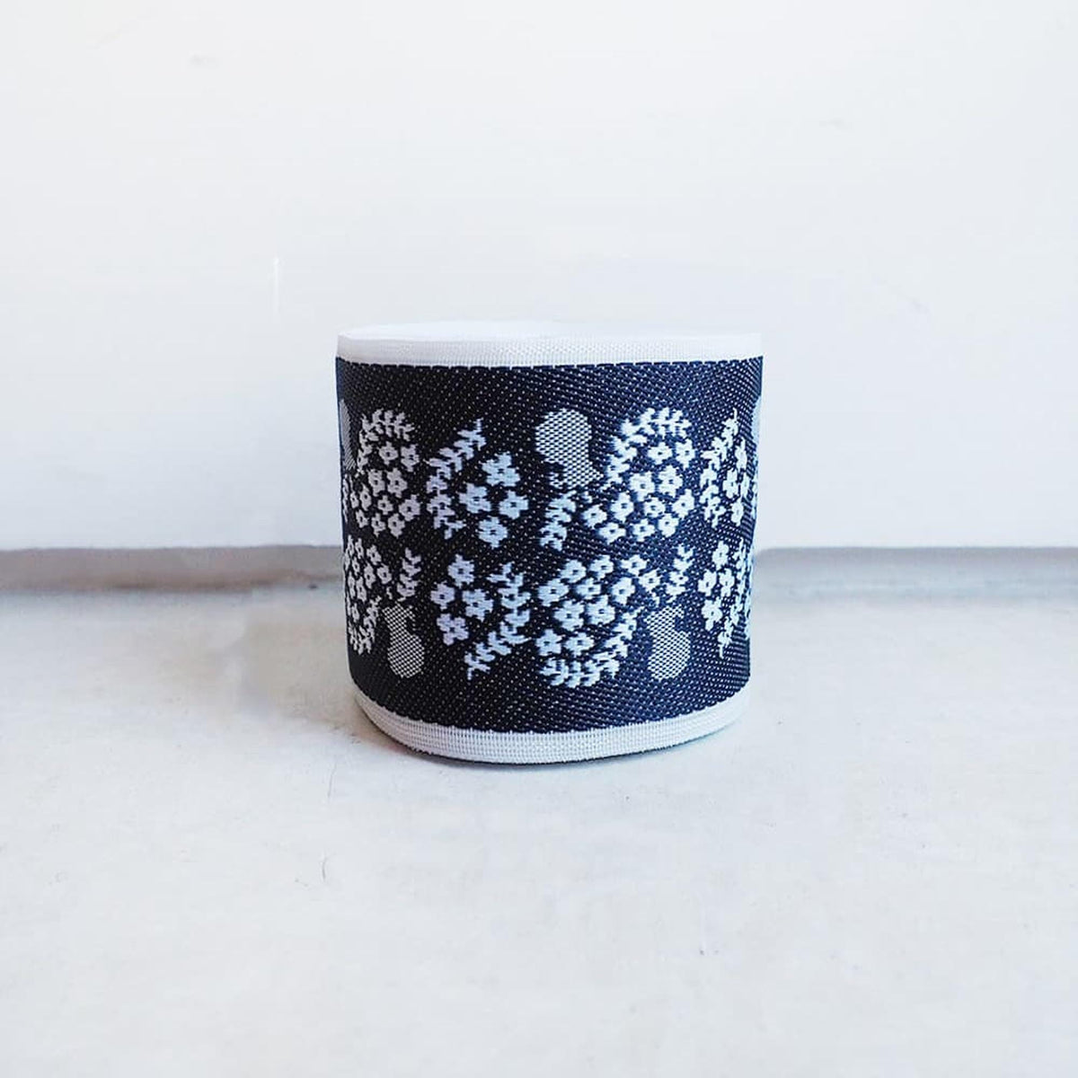 Japanese Jacquard Ribbon, Tatami Beri Edge Trim | Stiff Fabric, 8cm Wide