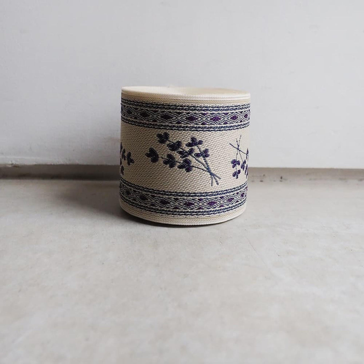 Tatami Edge Tape, Japanese Jacquard | Stiff Trim | 8Cm ? 10M | Woven Craft Ribbon, Bag Making Supplies
