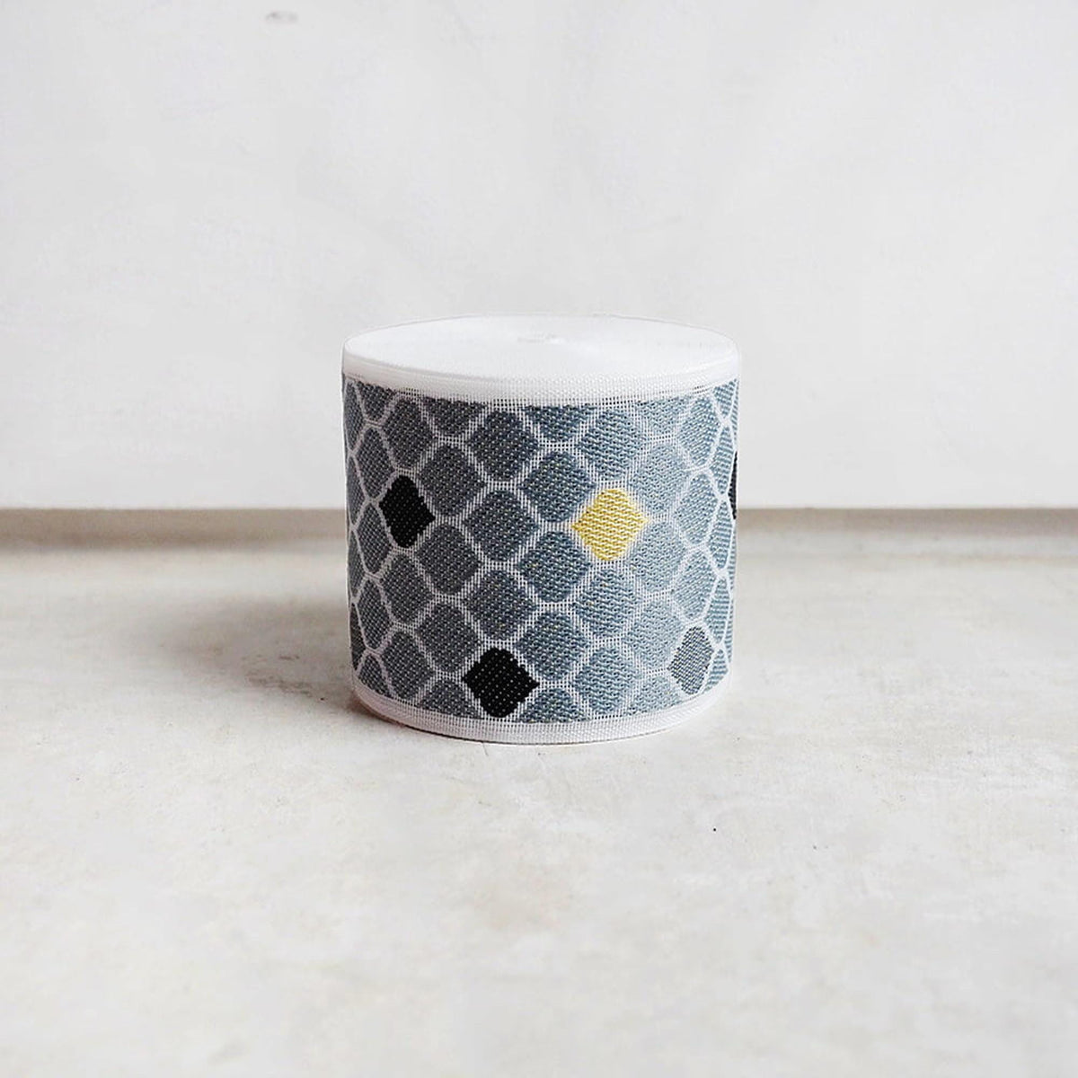 Tatami Edge Tape, Japanese Jacquard Ribbon | Stiff Trim | Bag Making Supplies, 8Cm X 10M, Made In Japan