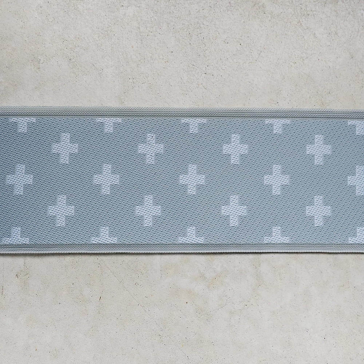 Tatami Edge Tape, Cross Pattern Japanese Jacquard | 8cm Wide, 10m | Bag Making