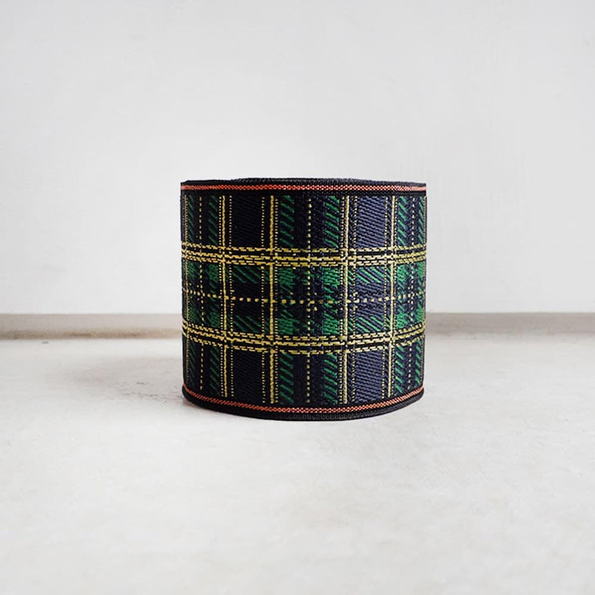 Tatami-beri Ribbon, Japanese Jacquard | Retro Check | Bag Trim, 8cm ? 10m