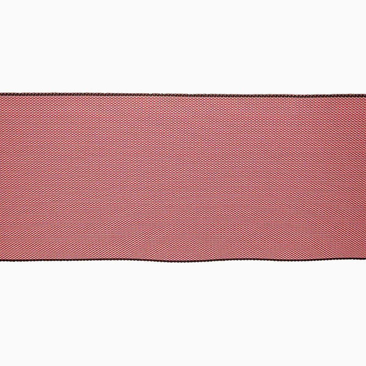 a red and black patterned fabric or textile, which appears to be a piece of clothing or textile.