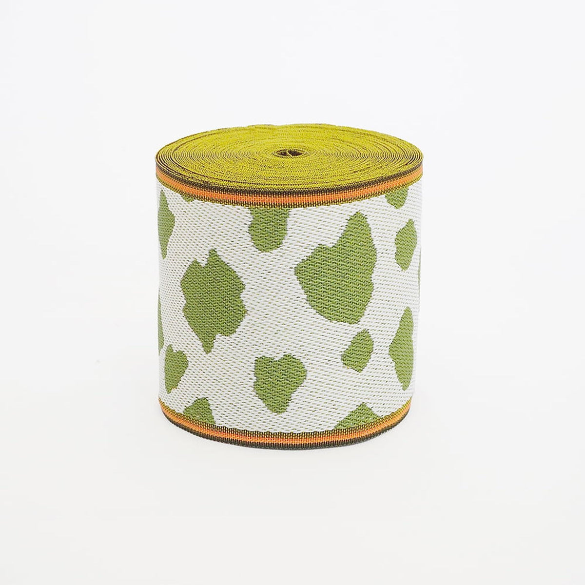 Japanese Jacquard Tatami-beri Edge Tape, Cow Pattern | Heavyweight Trim | 8cm x 10m