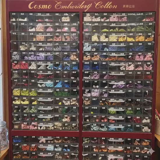 Cosmo Cotton Embroidery Floss: Size 25 - Soft, Silky Sheen Thread